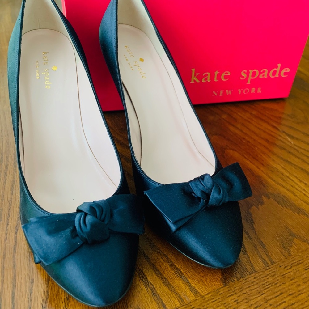 Kate Spade Satin Heels 9.5